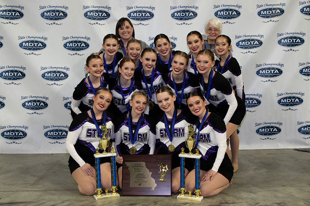 2022 Missouri Dance Team Association Division 2 State Champions